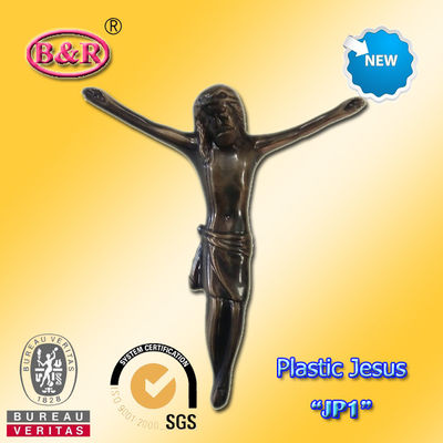 البلاستيك يسوع الصليب والصليب نموذج "JP1" حجم الديكور 13 × 15cm جنازة