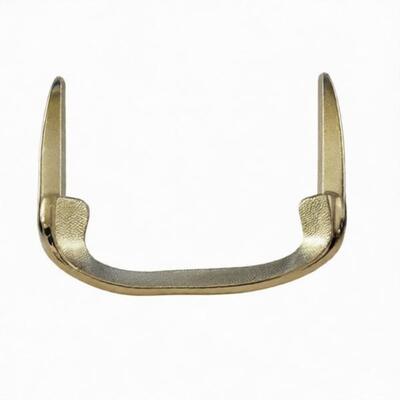 Poignées funèbres de cercueil de Zamak d'accessoires de conception de luxe avec 4 trous H026N