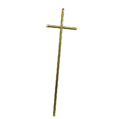 Taille croisée 57*16.5 cm d'accessoreis de cercueil de zamak de funebri de l'accessori D017
