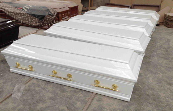 Peti Kayu Kayu Putih Yunani Dengan Lapisan Dan Lapisan Tutup 200x49 / 65 / 43x52cm