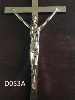 Golden Bronze Metal Cross Crucifix Coffin Decoration D053 Min Qty 2000pcs
