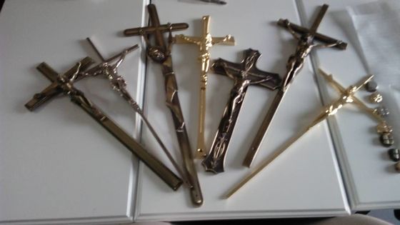 Van het het deel begrafenis bijkomende brons van Zamakjesus de kleurengrootte 12.5*16cm materiële zinklegering