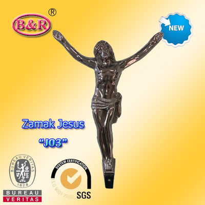 Querkruzifixteil zamak Jesus keine Legierungsgröße des Zinks „J01“: 12.5*17cm