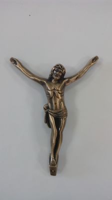 آلیاژ روی آلیاژ سخت کوارتز جامد Cross &amp; Crucifix Model "J05" اندازه 12.5 * 17cm