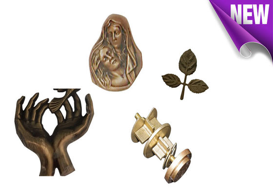 Nein Messingbronze-Madonnas Funera der dekorations-BD031 materielle Kupferlegierung Größen-13×17.5 cm
