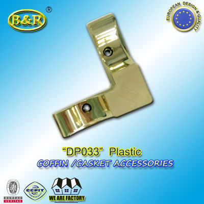 Μέγεθος 10*10cm παραγράφου plastico εξαρτημάτων φέρετρων υλικού κασετινών/συναρμολογήσεων DP033 φέρετρων herraje ataud