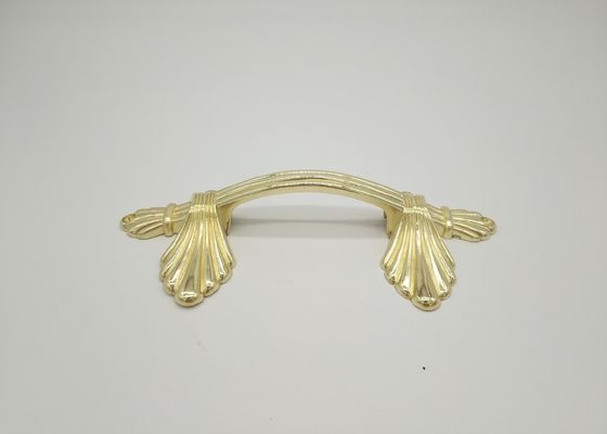 Maniglia europea del cofanetto del metallo dello zamak di stile che misura H003 la maniglia in lega di zinco dell'oro di colore di dimensione 22.5*10.5cm