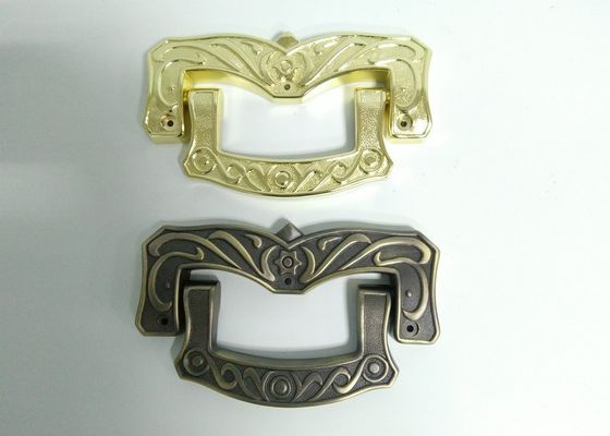 Tamanho do ouro da referência H008 punhos do caixão de 19 x 11 Cm, acessórios ligas de zinco do caixão