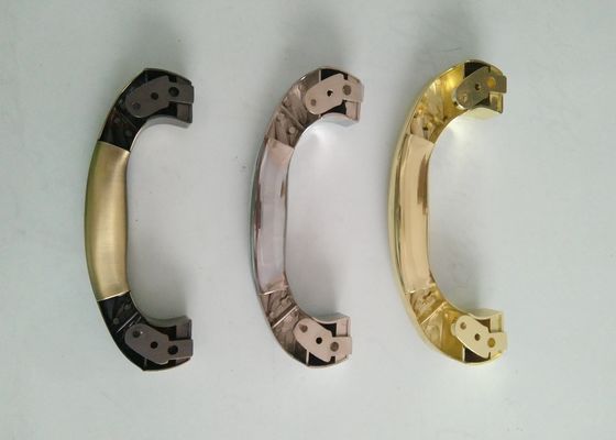 Talla 21*7.5 cm de la manija del ataúd del zamak del hardware H035 del ataúd de las manijas del ataúd del metal del cinc del color oro