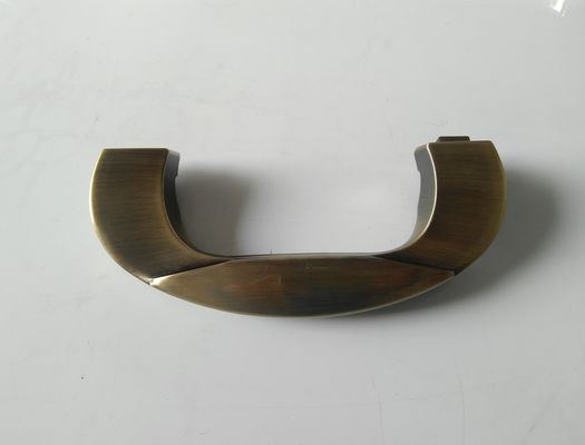 H043 প্রাচীন ব্রোঞ্জ ক্যাসেট হার্ডওয়্যার Zamak হ্যান্ডেল ডি Ataude আকার 17.5 × 7cm