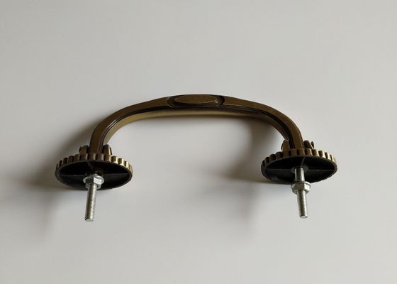 Παλαιό μέγεθος 19x7.5cm απόσταση 14cm λαβών φέρετρων μετάλλων ορείχαλκου zamak H027 βιδών