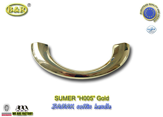 H005s 19 × 7cm زیور آلات زیور آلات طلایی Zamak قلع دسته فلزی روی آلومینیوم
