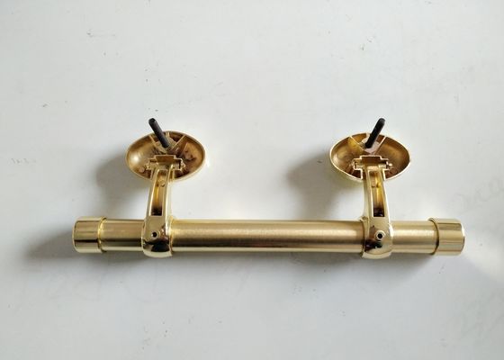 Italien-Artmetallschatullen-Hardware H021 zamak Sargstange, Begräbnis- Griffgoldsarg-Griffgröße 25*10