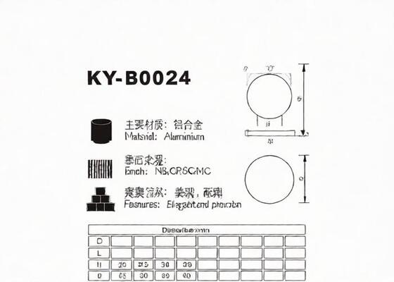 Runder Ball-und Griff-Aluminiumlegierungs-Griffe B0024 für Kabinett-Küche