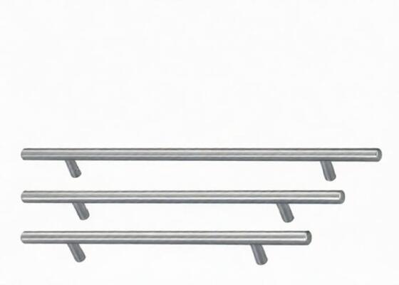 Kitchen Furniture Aluminium Alloy Menangani HZ2001 Pasir Chrome Permukaan