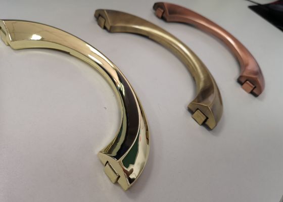 Punhos do caixão de Zamak 19x7cm da meia lua, hardware do caixão