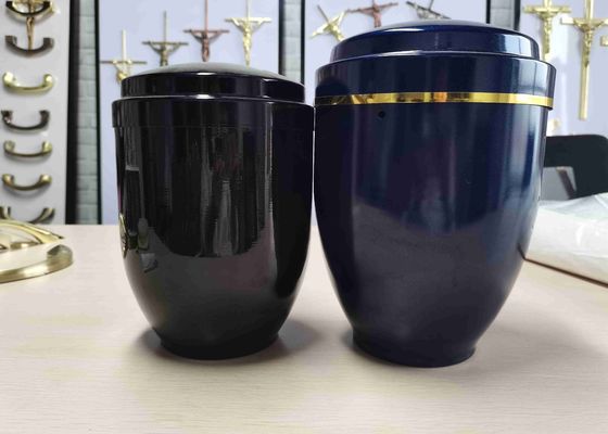 O tamanho 26X18cm personalizou a urna da cremação do metal de CIQ para cinzas humanas