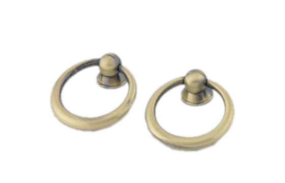 tabut dekorasyon için vida ile zamak yüzük D025 altın renk metal vida dia.4cm